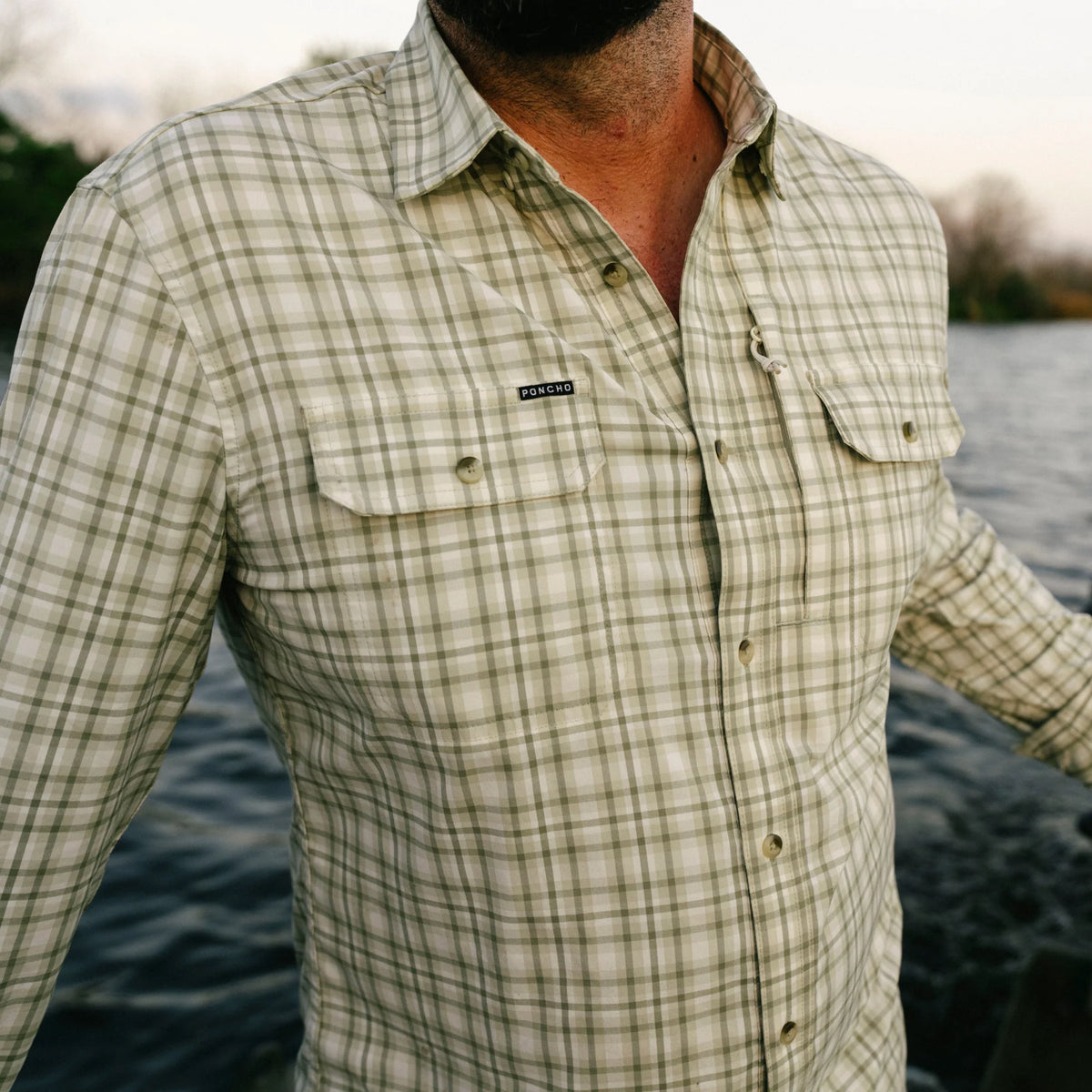 PONCHO Original Long Sleeve Shirt - The Swamp Boat