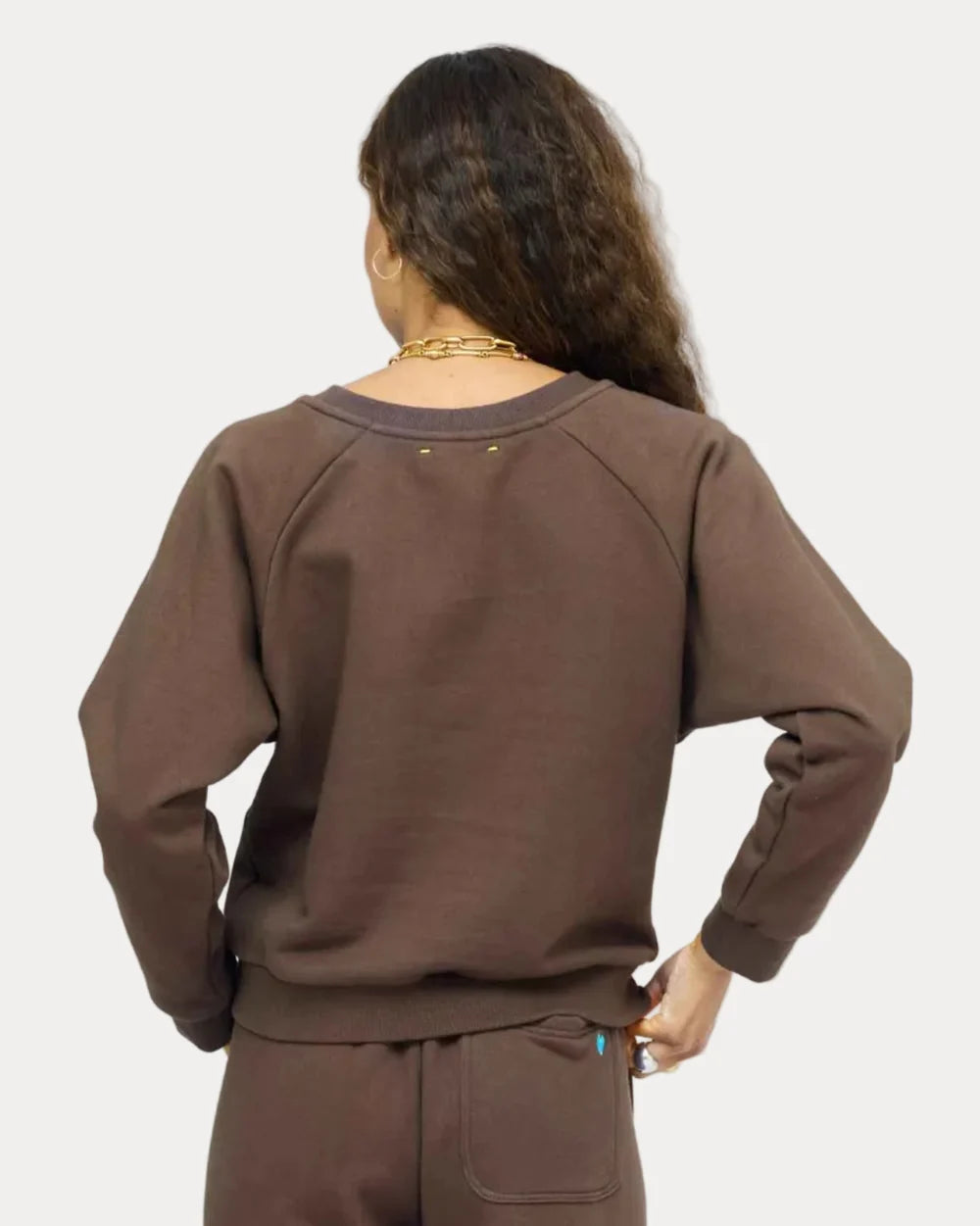 KERRI ROSENTHAL True Sweatshirt- Cocoa