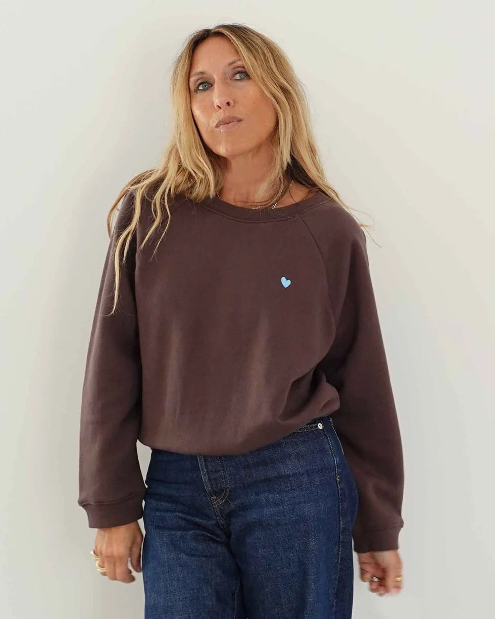 KERRI ROSENTHAL True Sweatshirt- Cocoa
