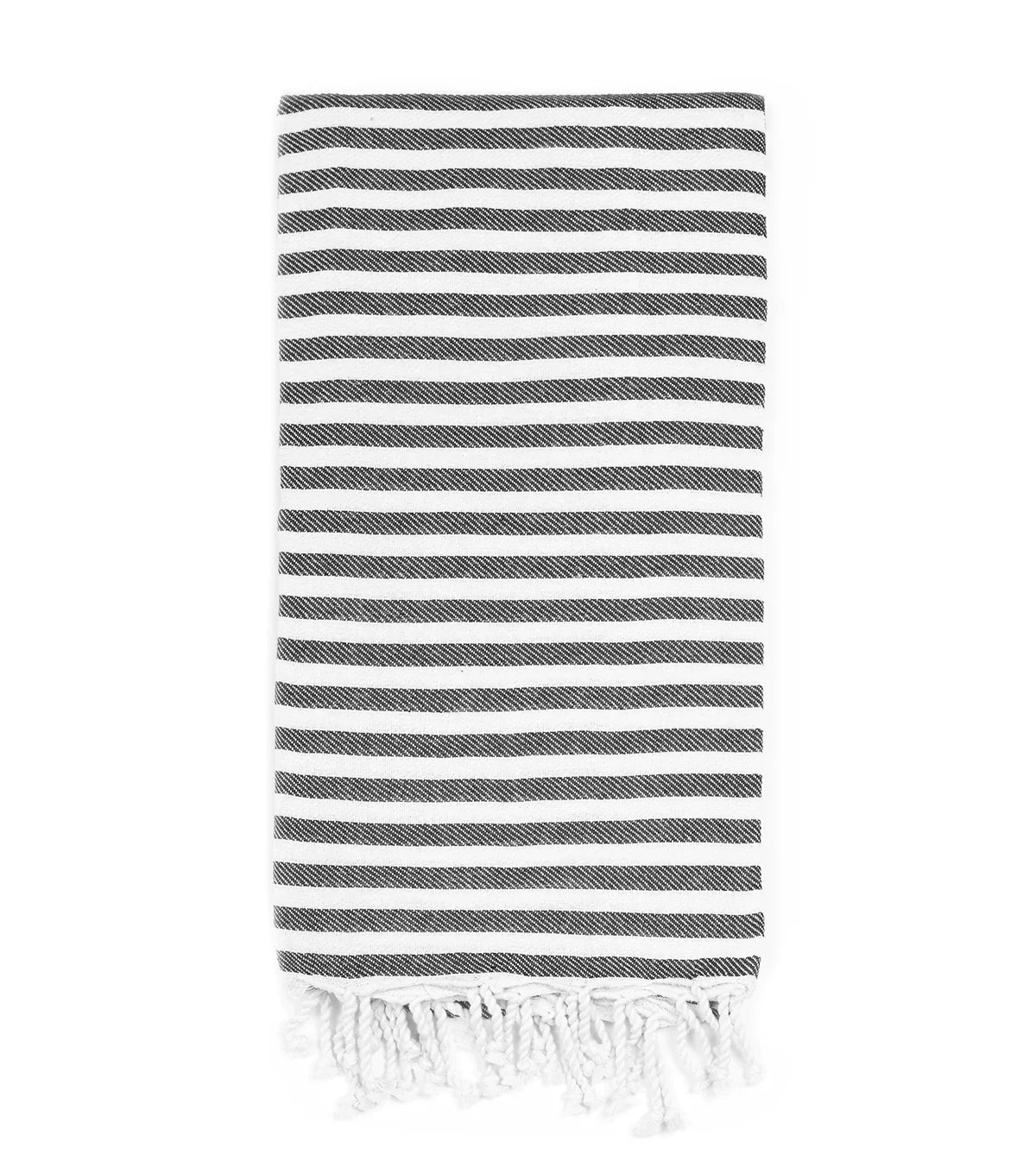 Turkish T Beach Candy Towel - Slate Gray