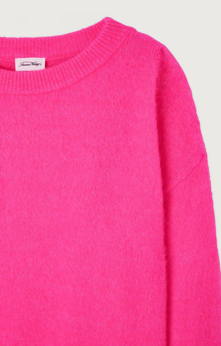 American Vintage Women's Jumper Vitow - Neon Pink Melange