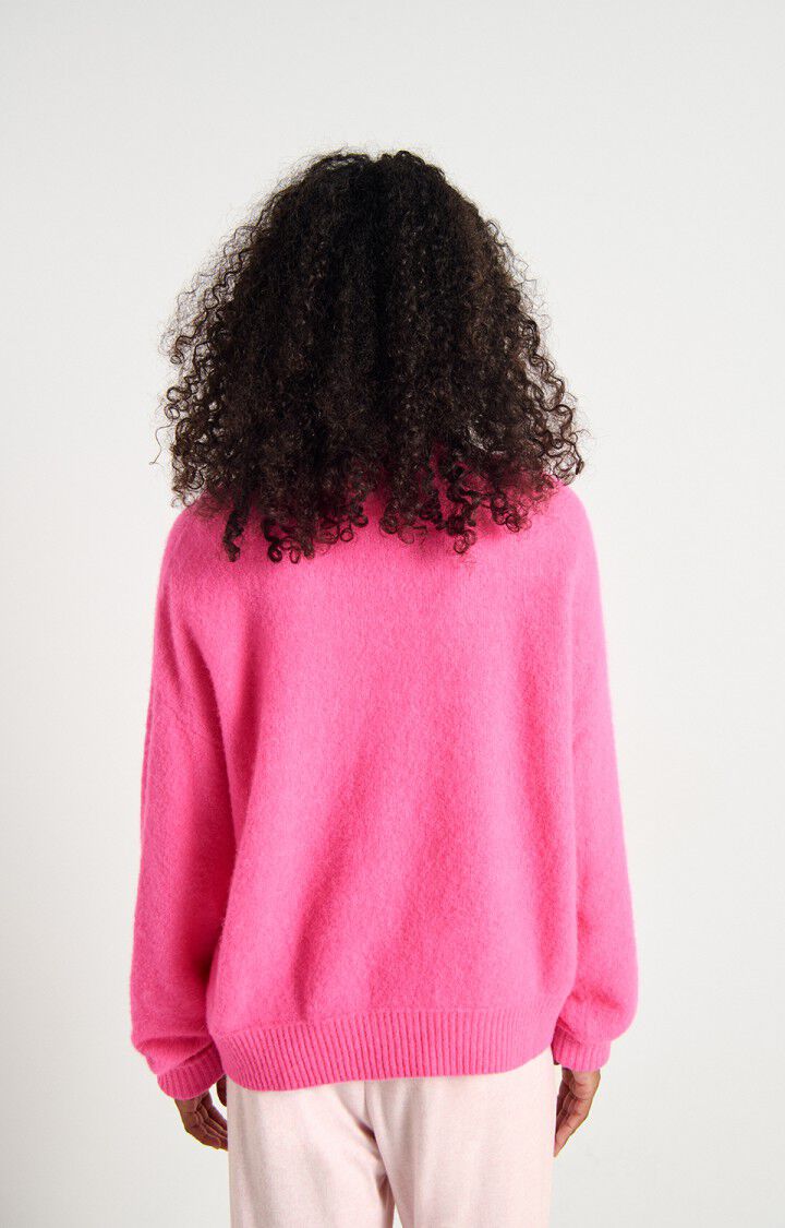 American Vintage Women's Jumper Vitow - Neon Pink Melange