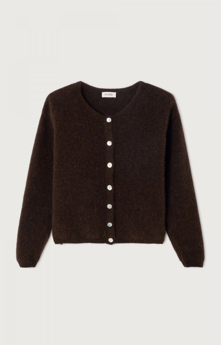 American Vintage Vitow Cardigan- Coffee Melange
