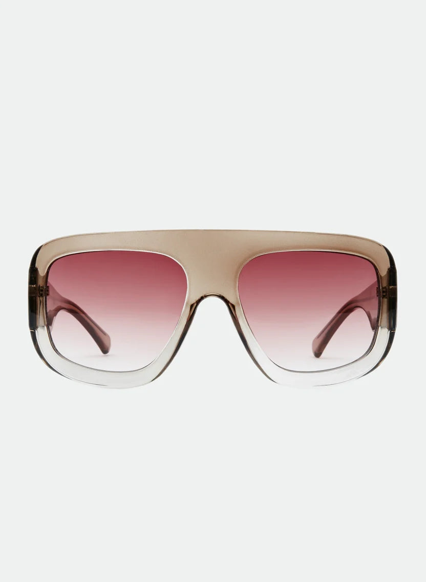 Otra Eyewear Vail- Transparent Olive/ Brown Fade