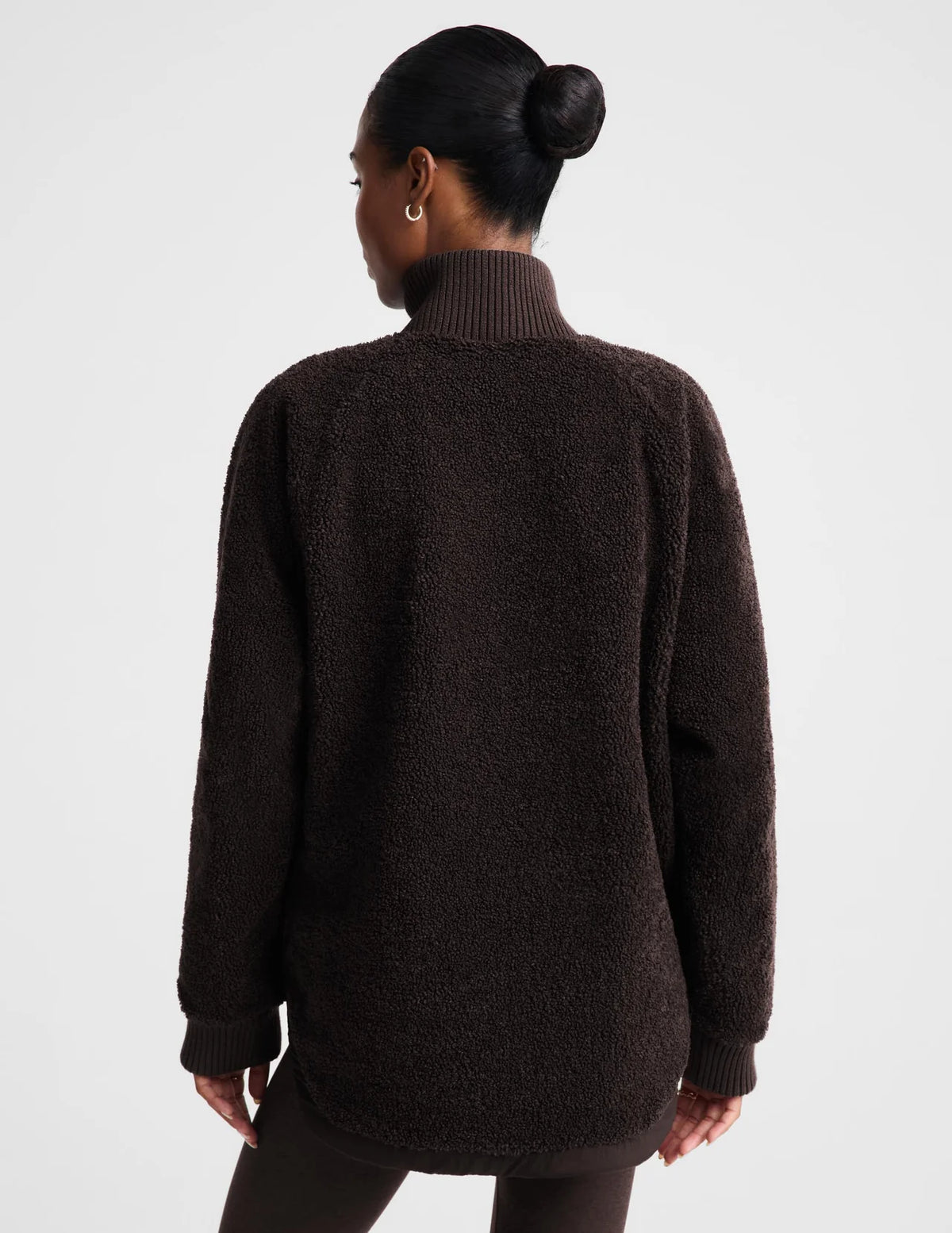Beyond Yoga Roam Quilted Reversible Jacket- Chocolate