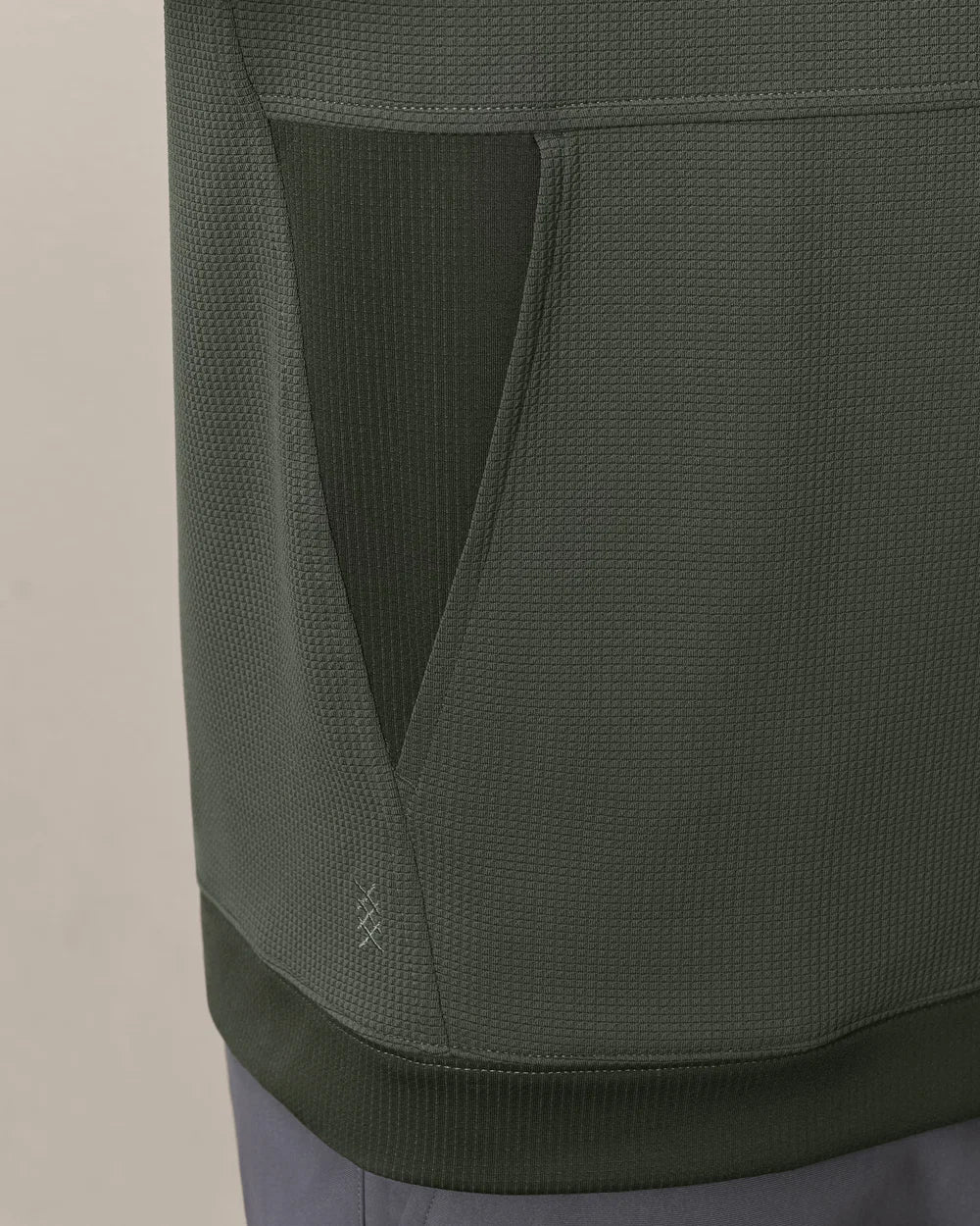 Rhone Apparel Waffle Tech Hoodie - Olive Shadow