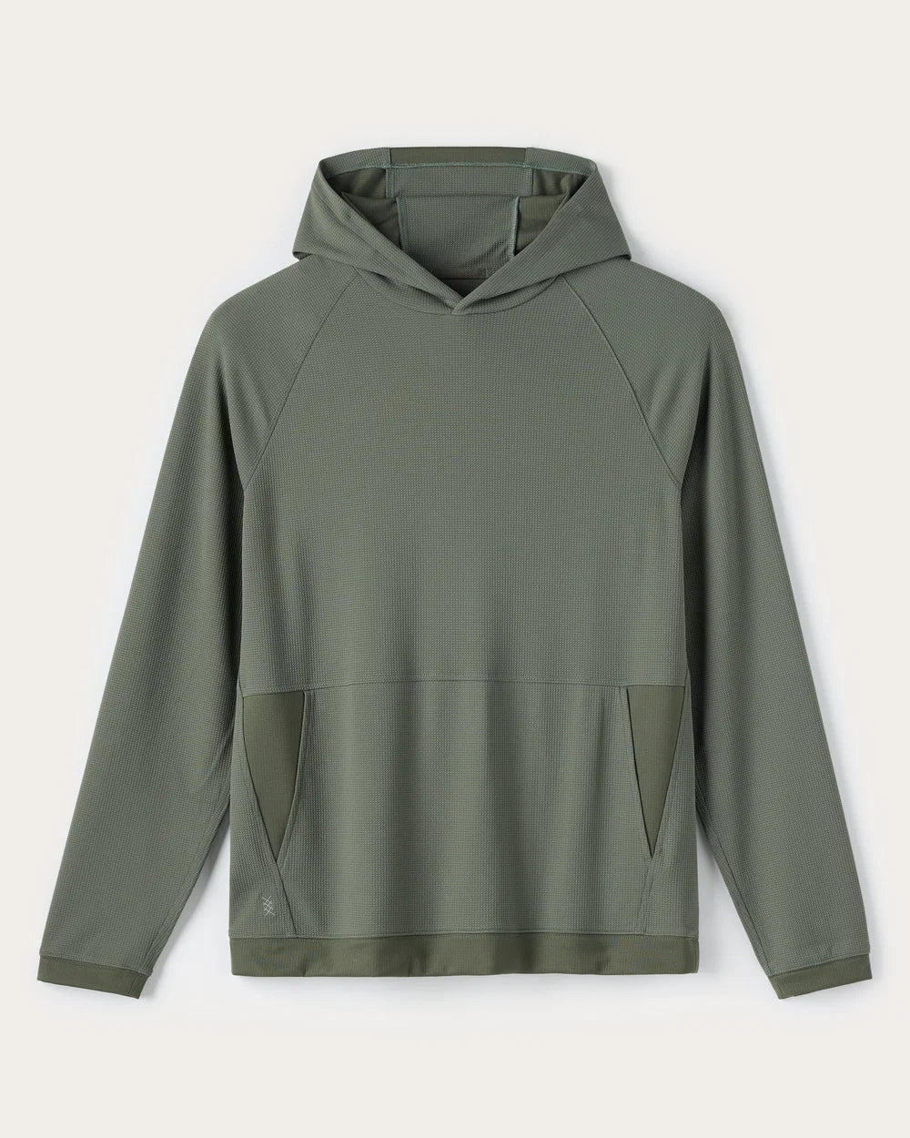 Rhone Apparel Waffle Tech Hoodie - Olive Shadow