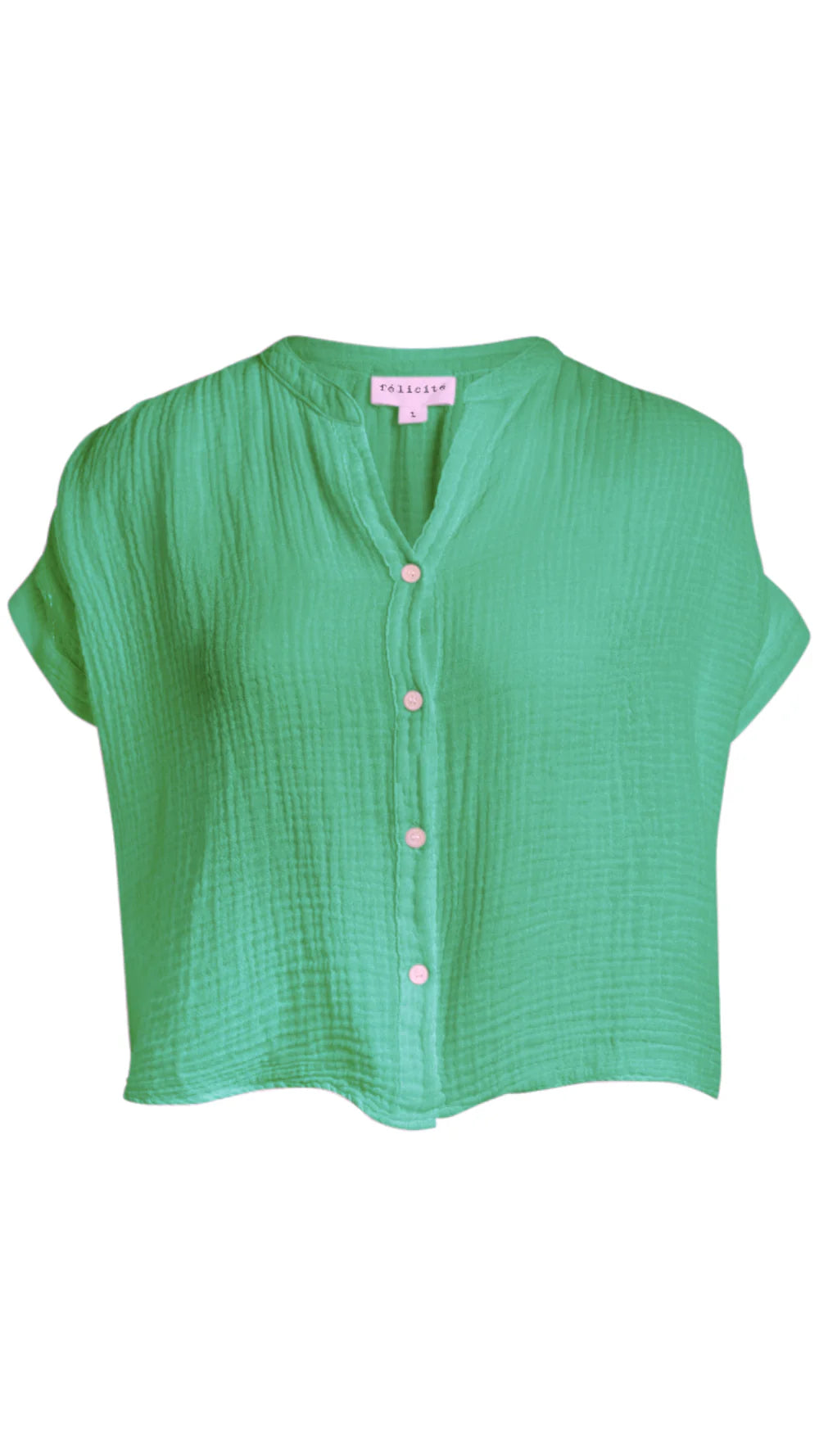 Felecite Short Sleeve Top - Golf Course