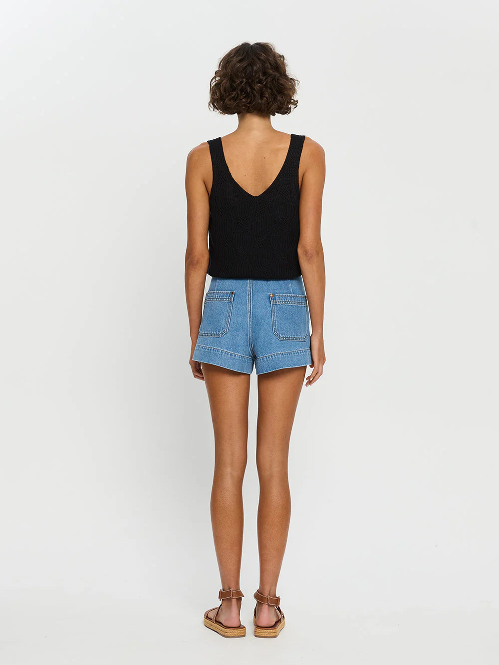 Kivari Willow Denim Short - Blue