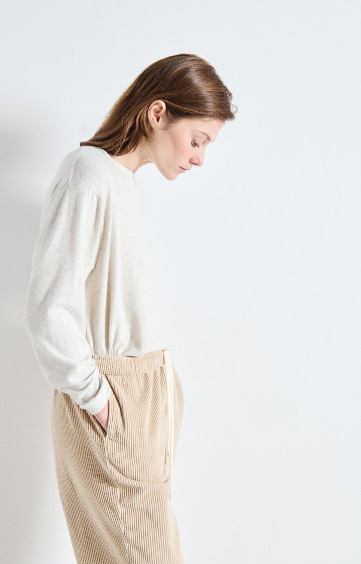 American Vintage Women's T-Shirt Ypawood - Heather Grey