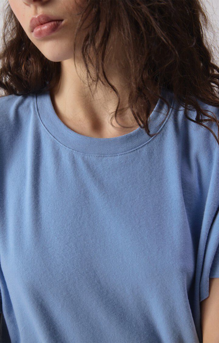 American Vintage Women's T-Shirt Ypawood - Melange Blue