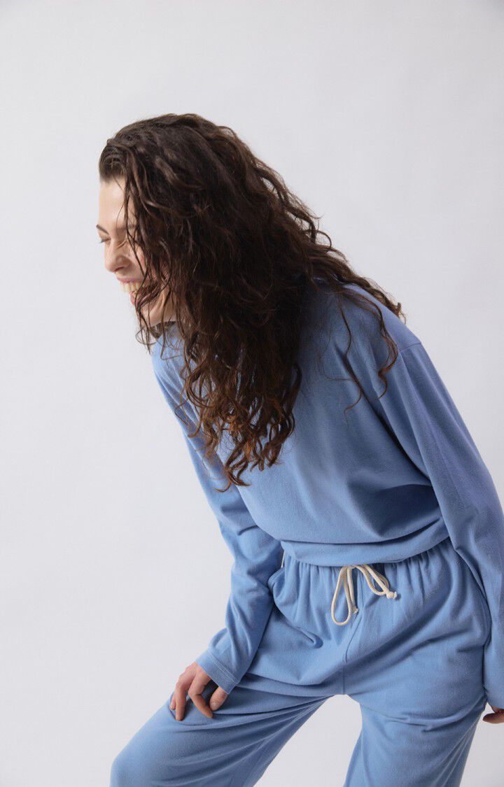 American Vintage Women's Joggers Ypawood - Melange Blue