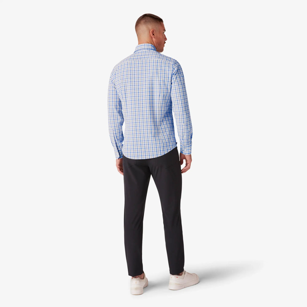 Mizzen + Main Leeward NO TUCK Dress Shirt - Carolina Watershed Plaid