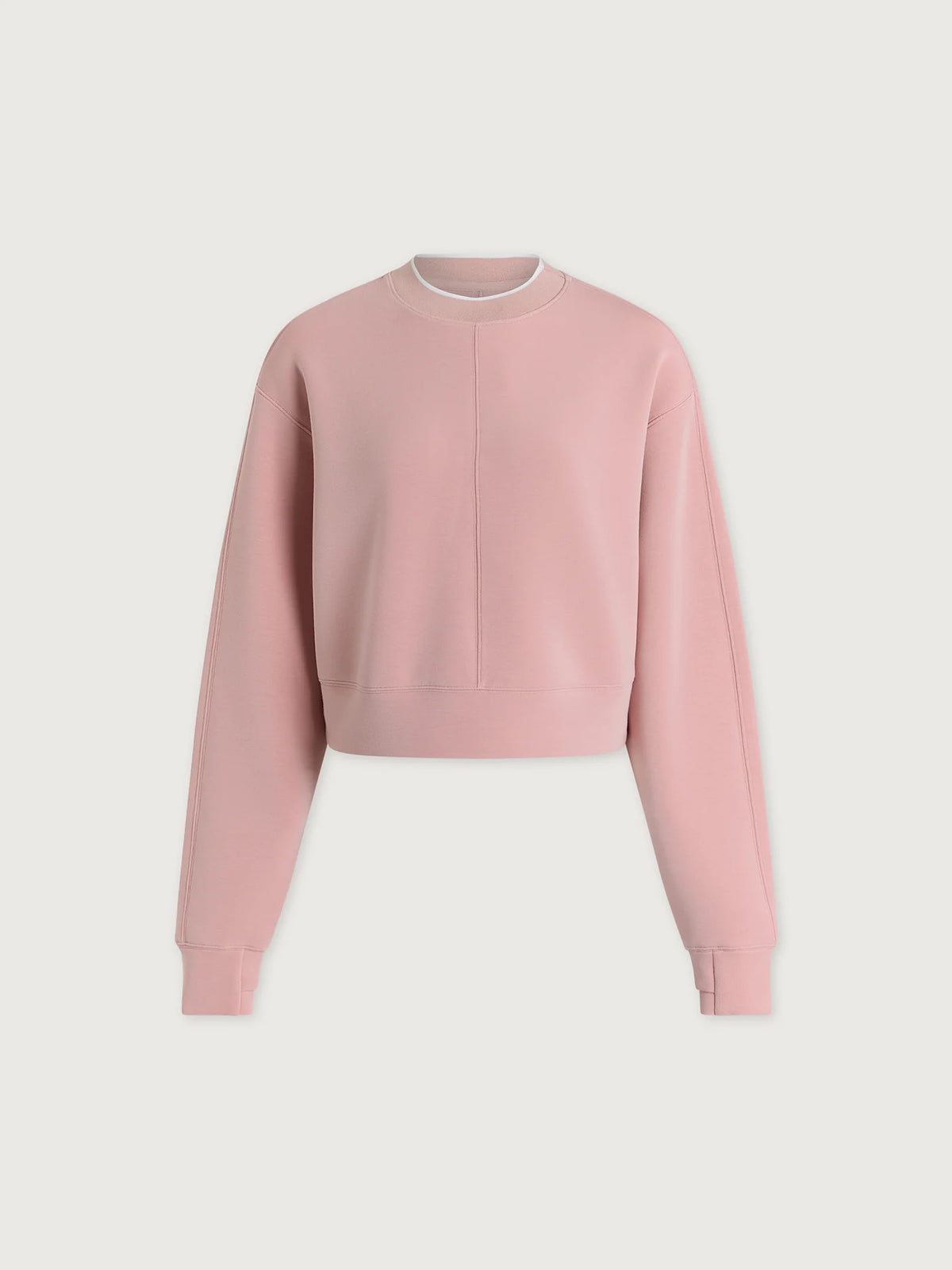 Varley Tasmin Cropped Sweat- Zephyr Mauve