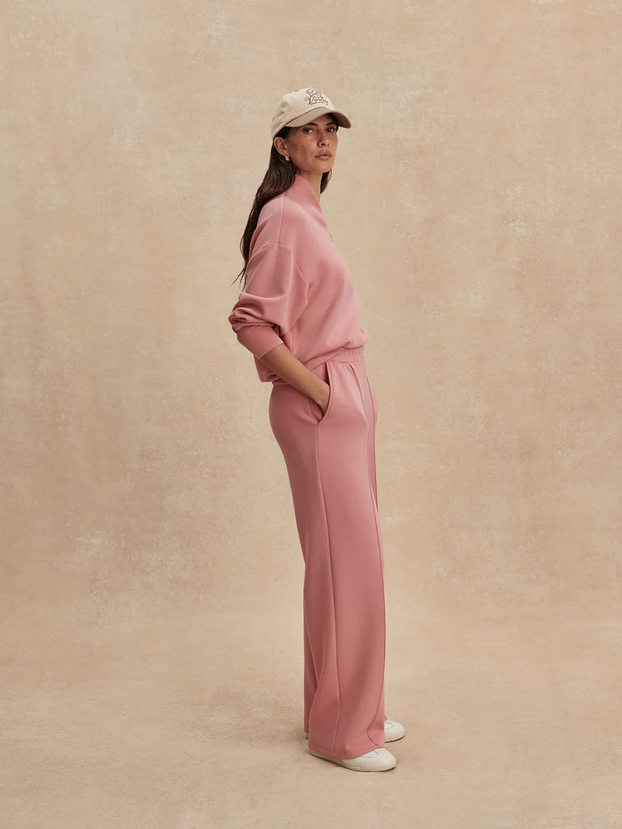 Varley The Wide Leg Pant 28"- Misty Rose