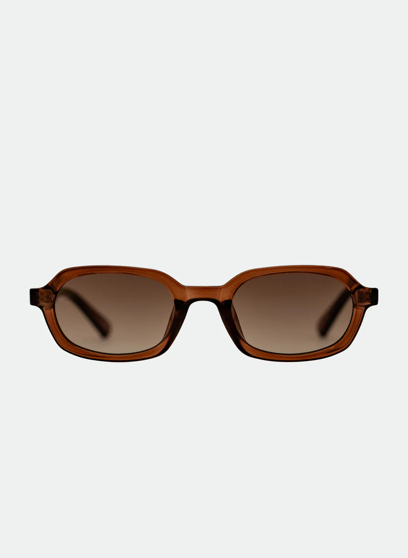 Otra Eyewear Abby Sunglasses - Trans Maple / Brown Fade