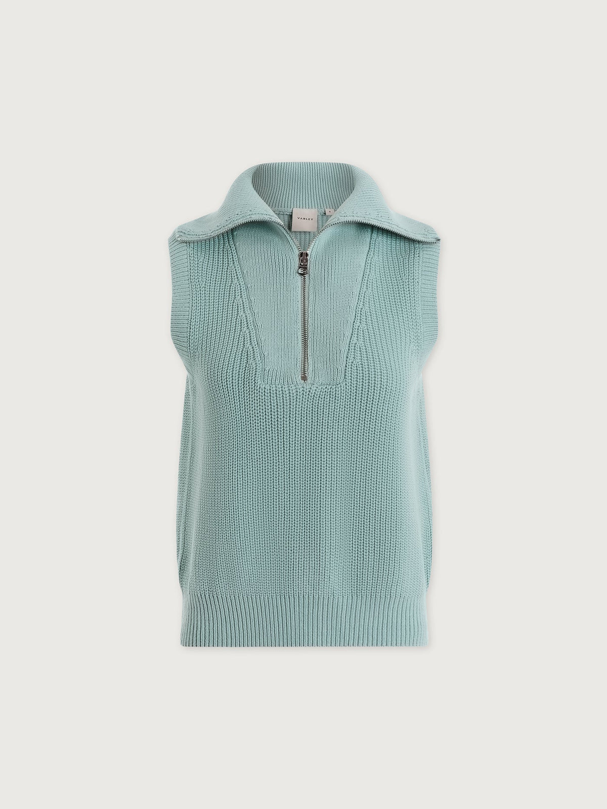 Varley Clifford Half-Zip Knit - Porcelain Blue
