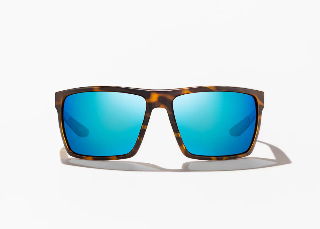 Bajio Stiltsville Sunglasses - Brown Tortoise - Blue Mirror Glass