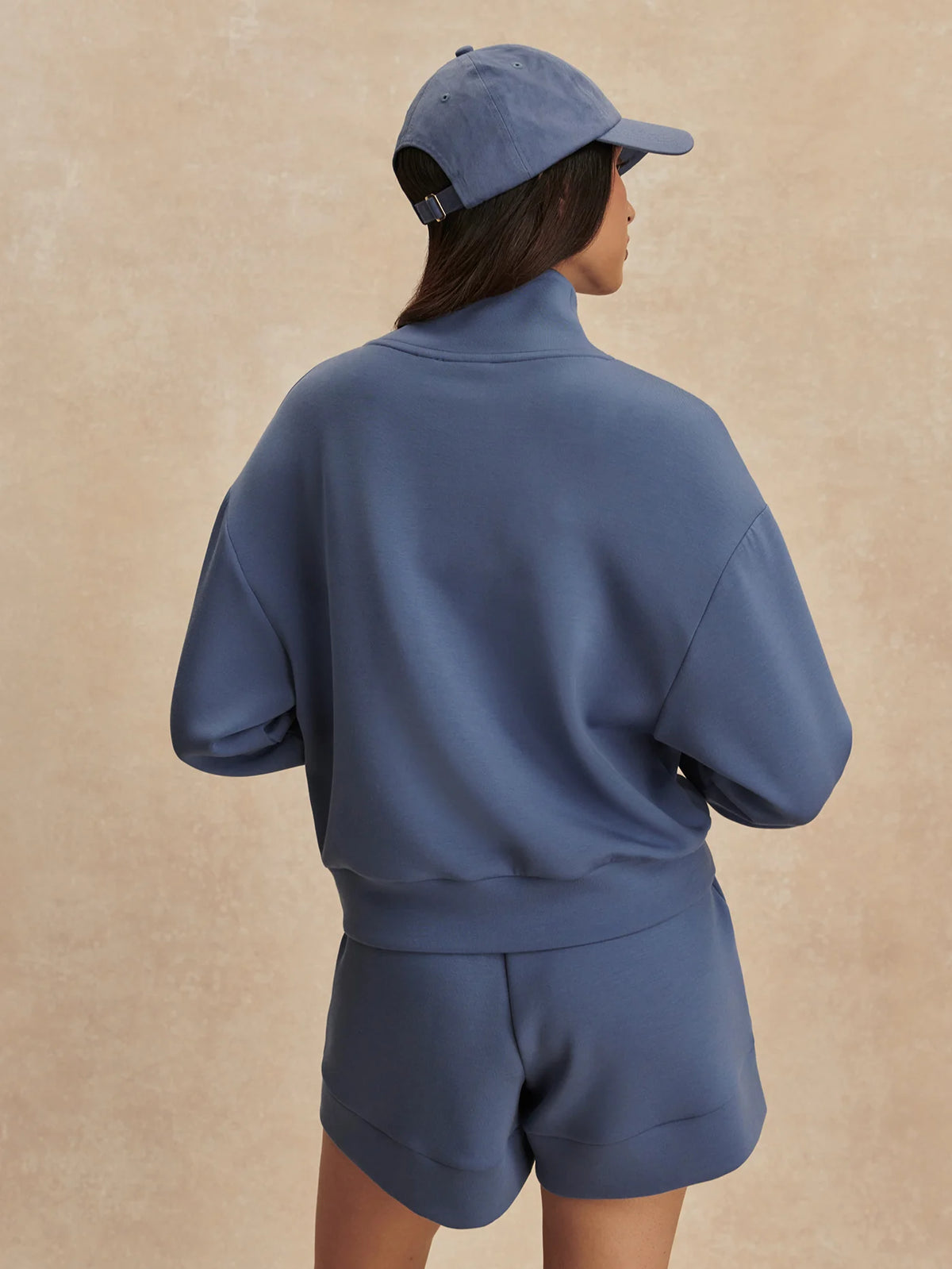 Varley Davidson Sweat- Bijou Blue