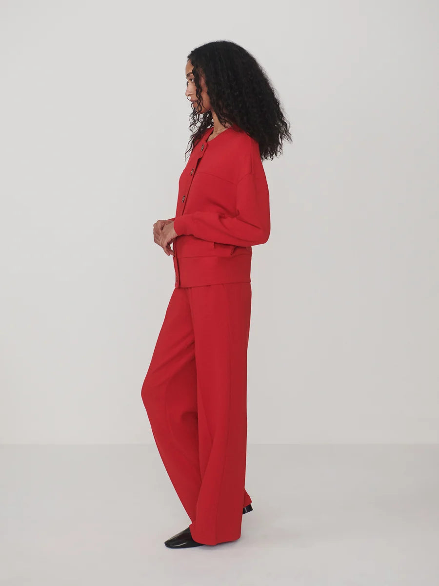 Varley The Wide Leg Pant 28"- Red Marl