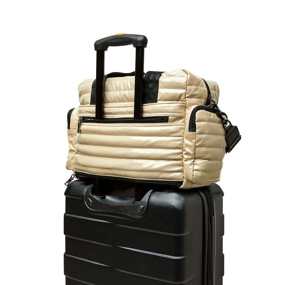 Think Royln Voyager Travel Bag - Blonde Patent