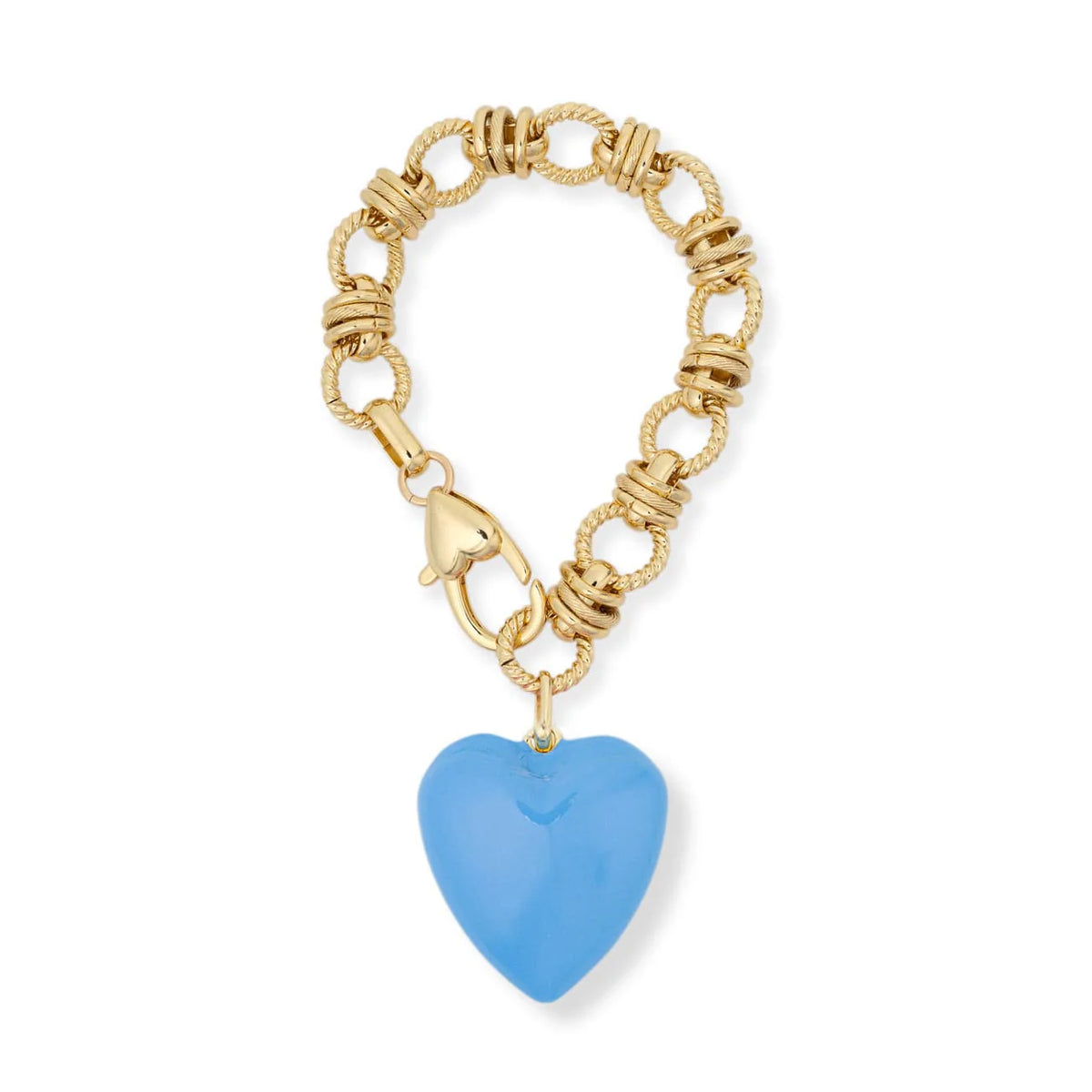 Bracha Rowan Heart Bracelet - Blue
