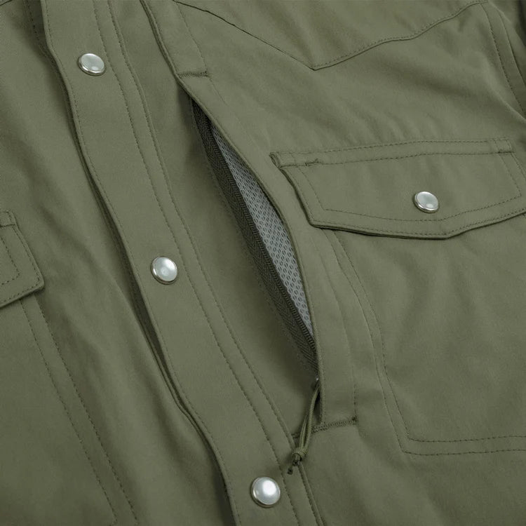 PONCHO Western Short Sleeve Shirt - The Sabine