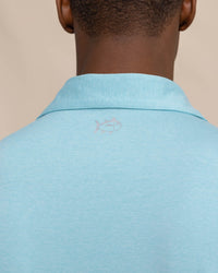 Southern Tide Brrr-eeze Performance Polo - Heather Marine Blue