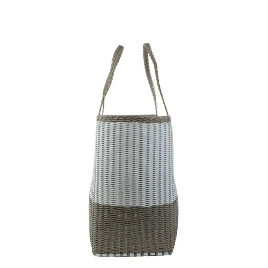 The Lilley Line Medium Tote - Rothko White + Putty