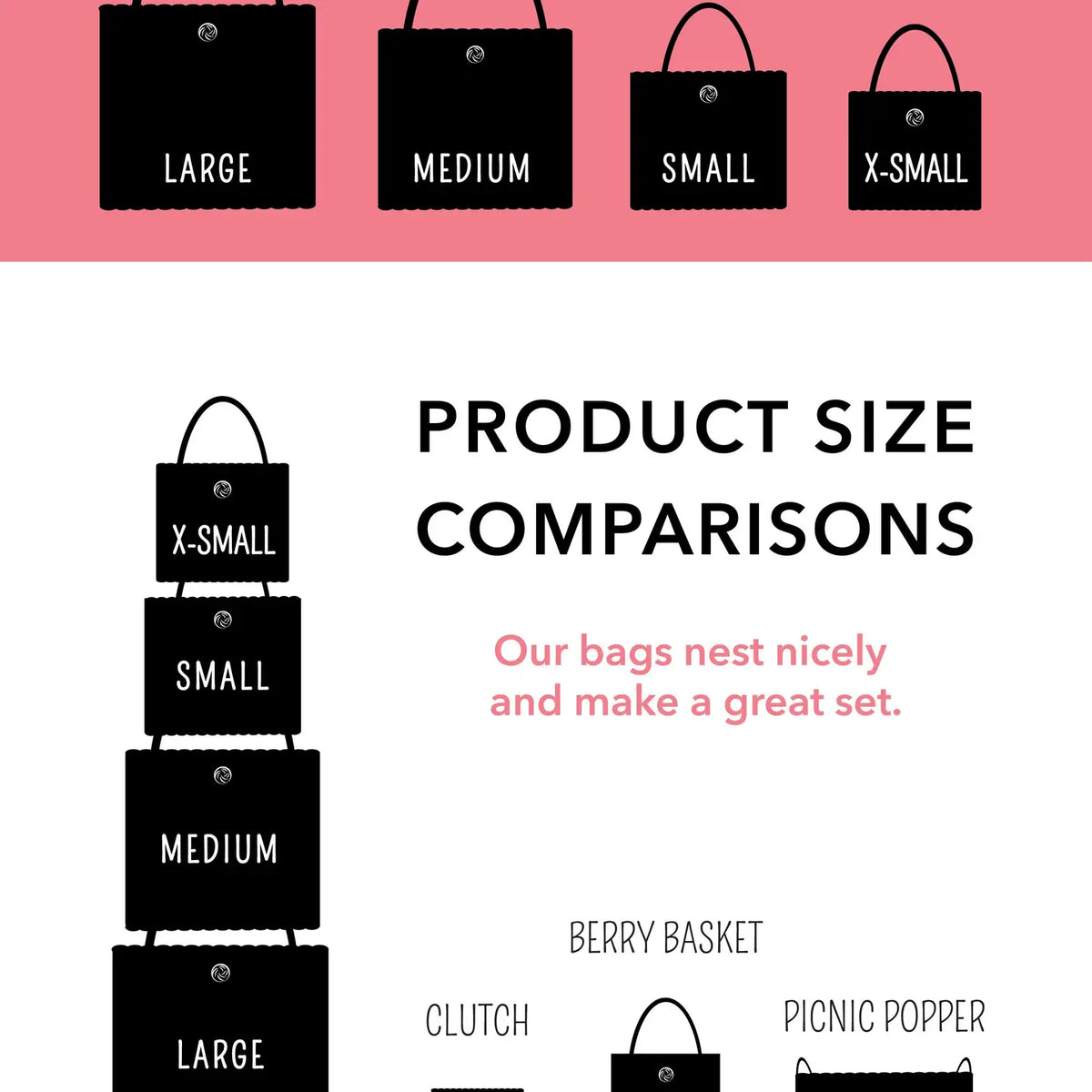 The Lilley Line Medium Tote - High Line Atlantic Blue + White