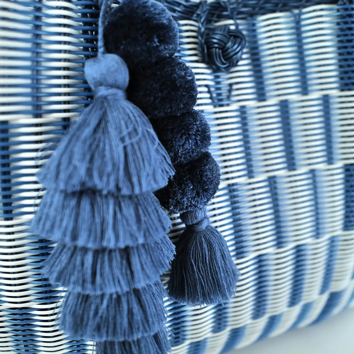 The Lilley Line Flair Pom - Fog Blue