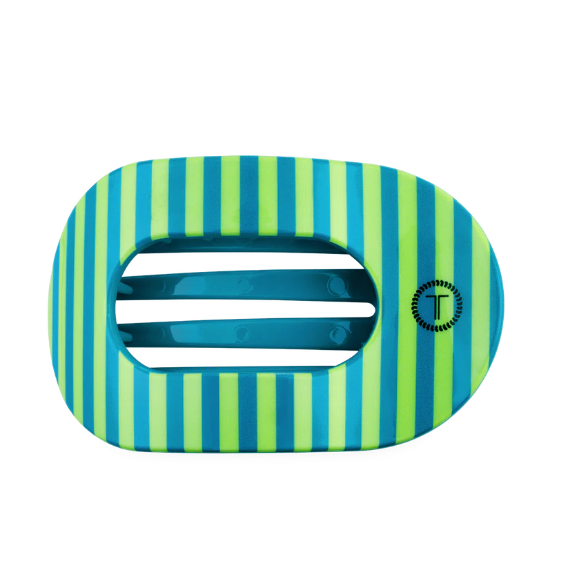 Teleties Flat Round Clip- Cabana Cutie
