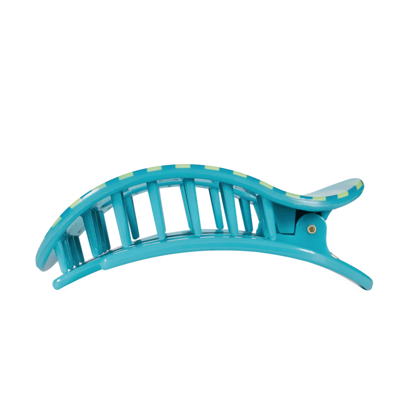 Teleties Flat Round Clip- Cabana Cutie