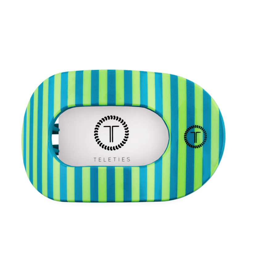 Teleties Flat Round Clip- Cabana Cutie
