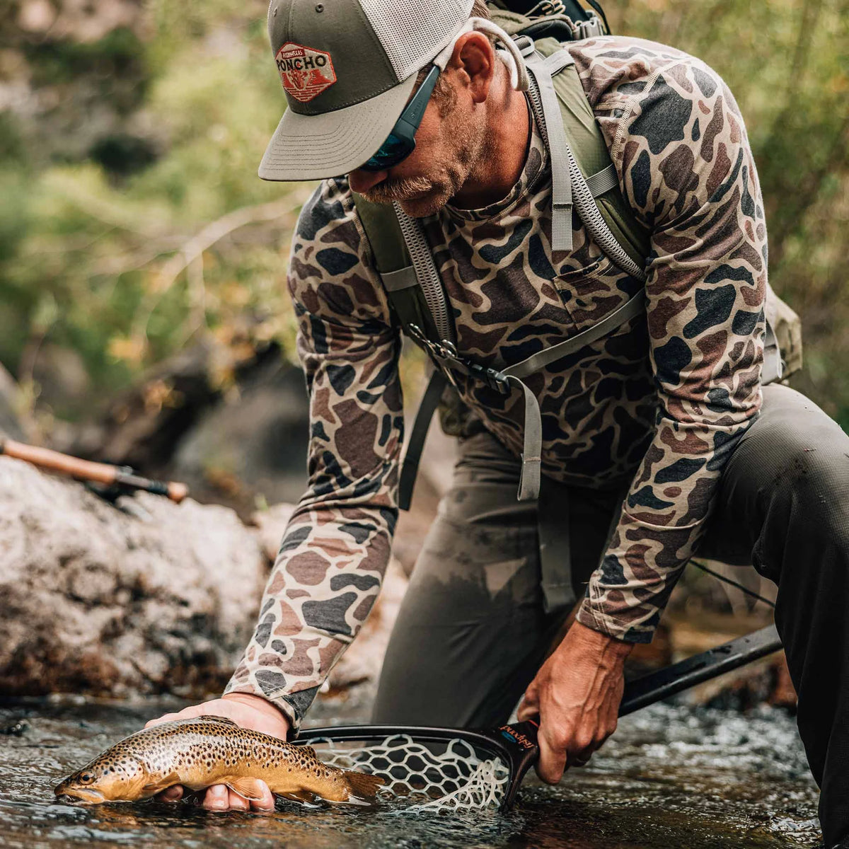 PONCHO Performance Hoodie - Camo