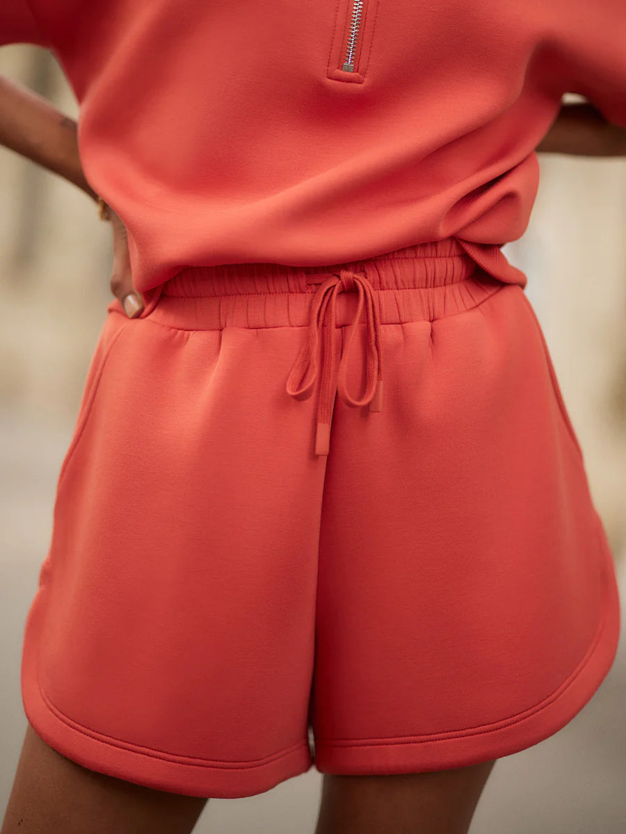 Varley Coulter High-Rise Short 3.5''- Summer Fig