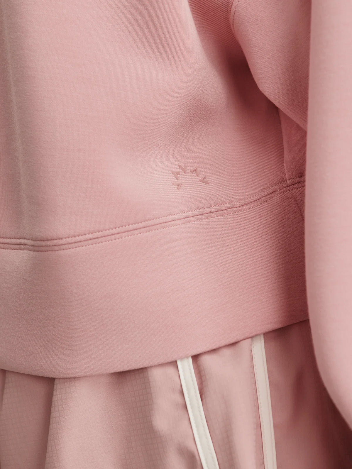 Varley Tasmin Cropped Sweat- Zephyr Mauve