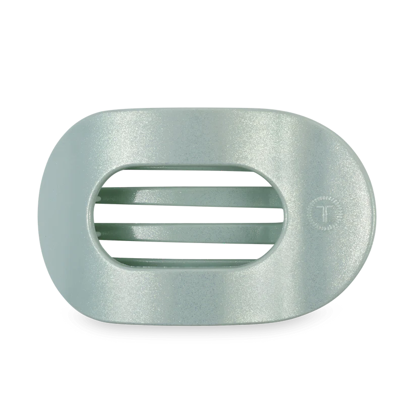 Teleties Flat Round Clip - Dew Drop