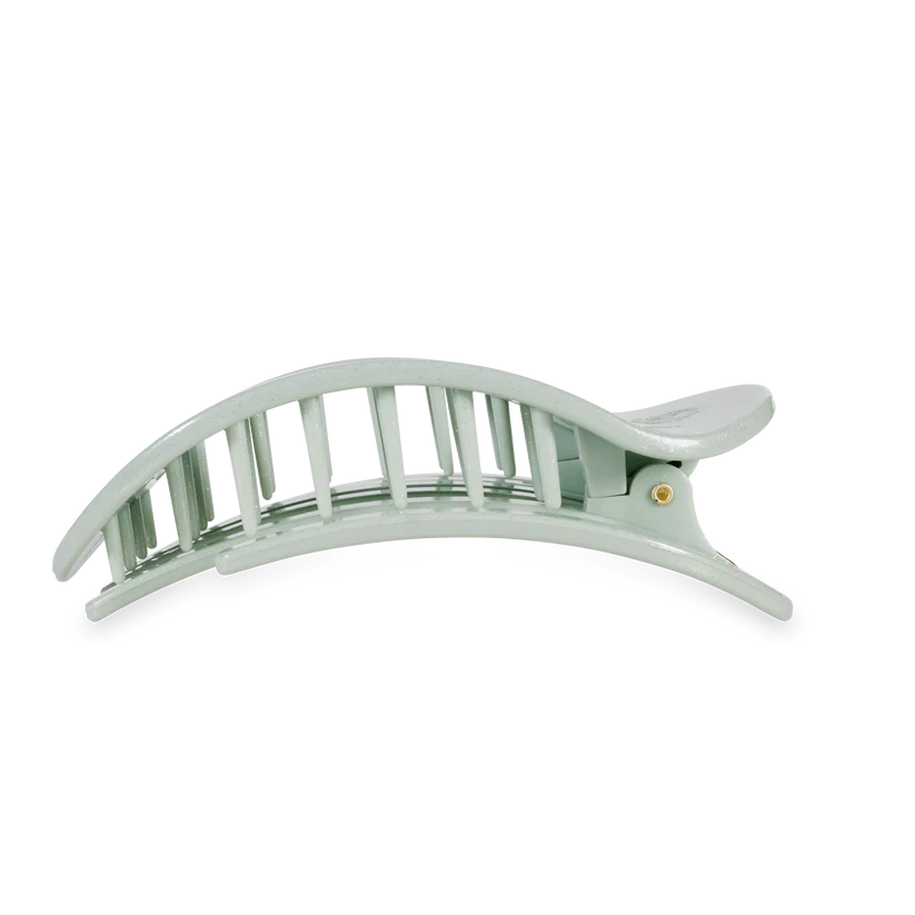 Teleties Flat Round Clip - Dew Drop