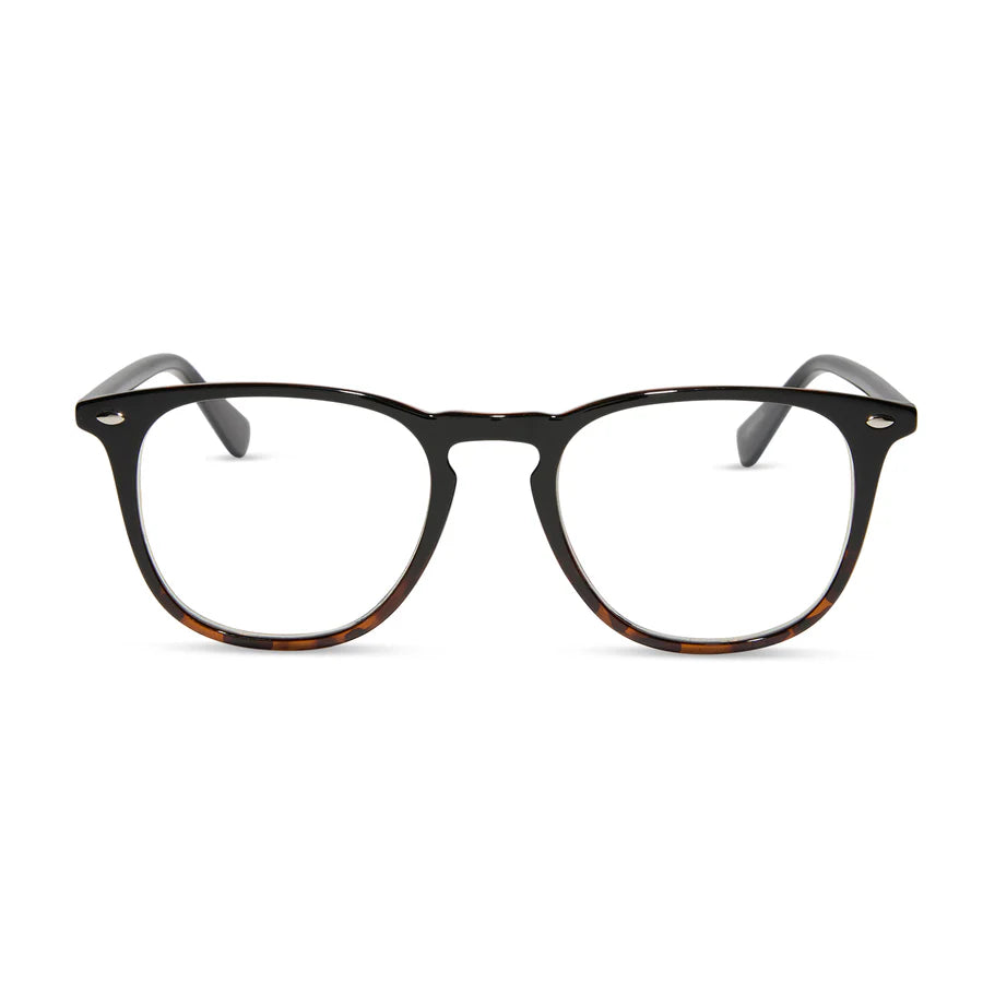 DIFF Eyewear Griffin Blue Light Readers - Black Tortoise