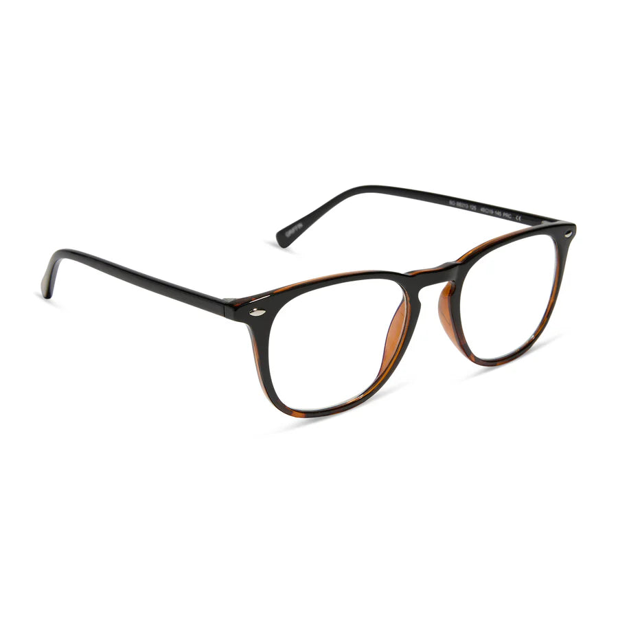 DIFF Eyewear Griffin Blue Light Readers - Black Tortoise