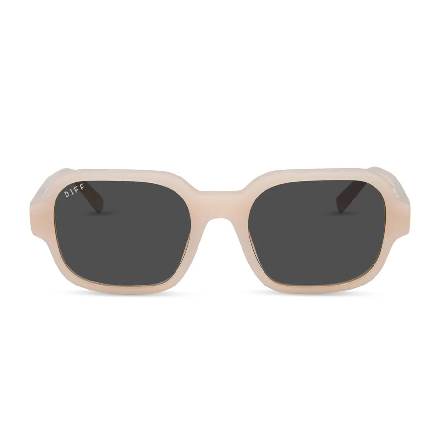 DIFF Eyewear Lola Polarized Sunglasses - Milky blush brown
