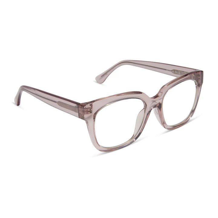 DIFF Eyewear Ava Blue Light Readers - Pink Crystal