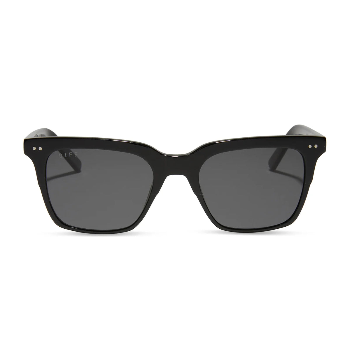 DIFF Eyewear Men’s Polarized Billie Sunglasses - Black/ Grey