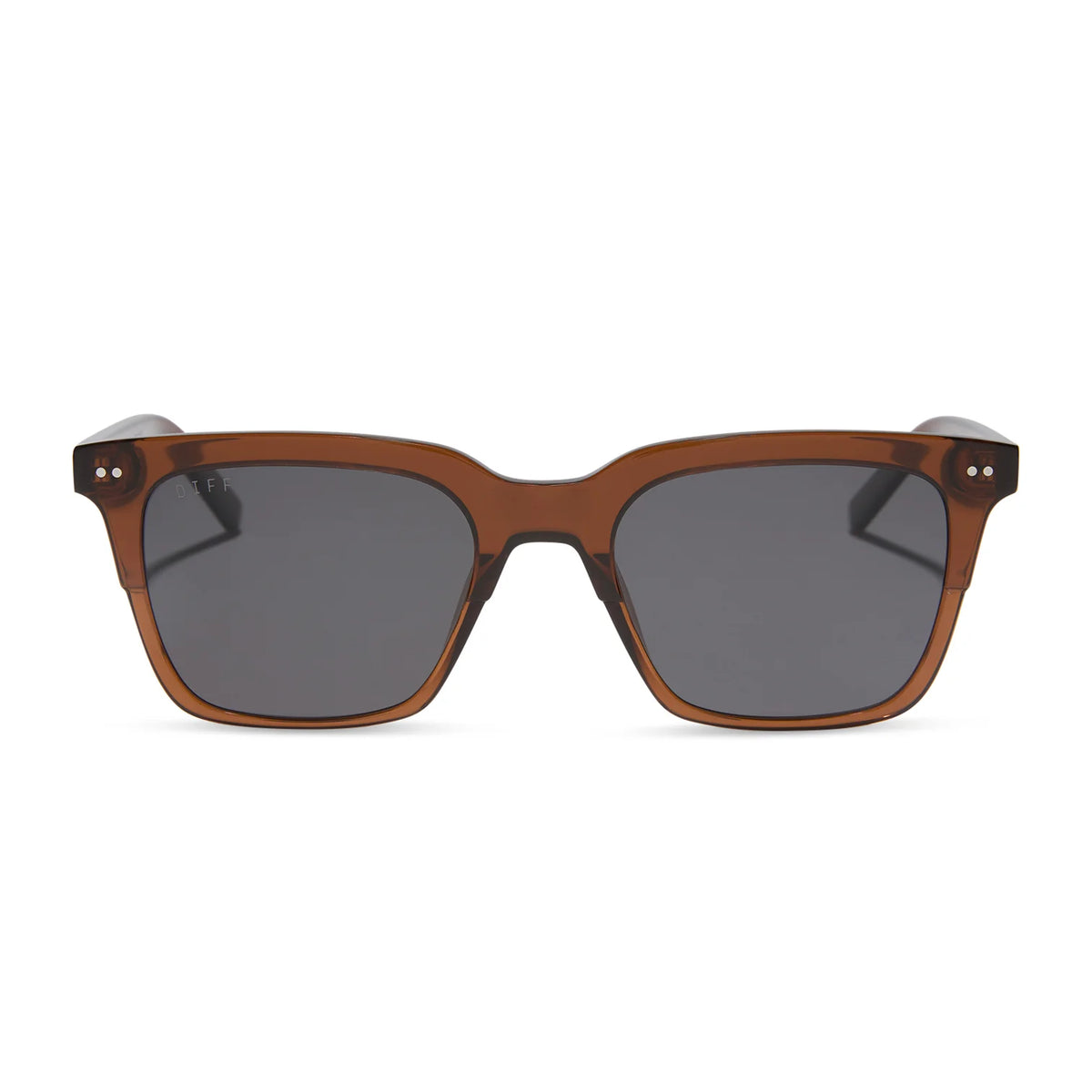 DIFF Eyewear Men’s Polarized Billie Sunglasses - Whiskey grey