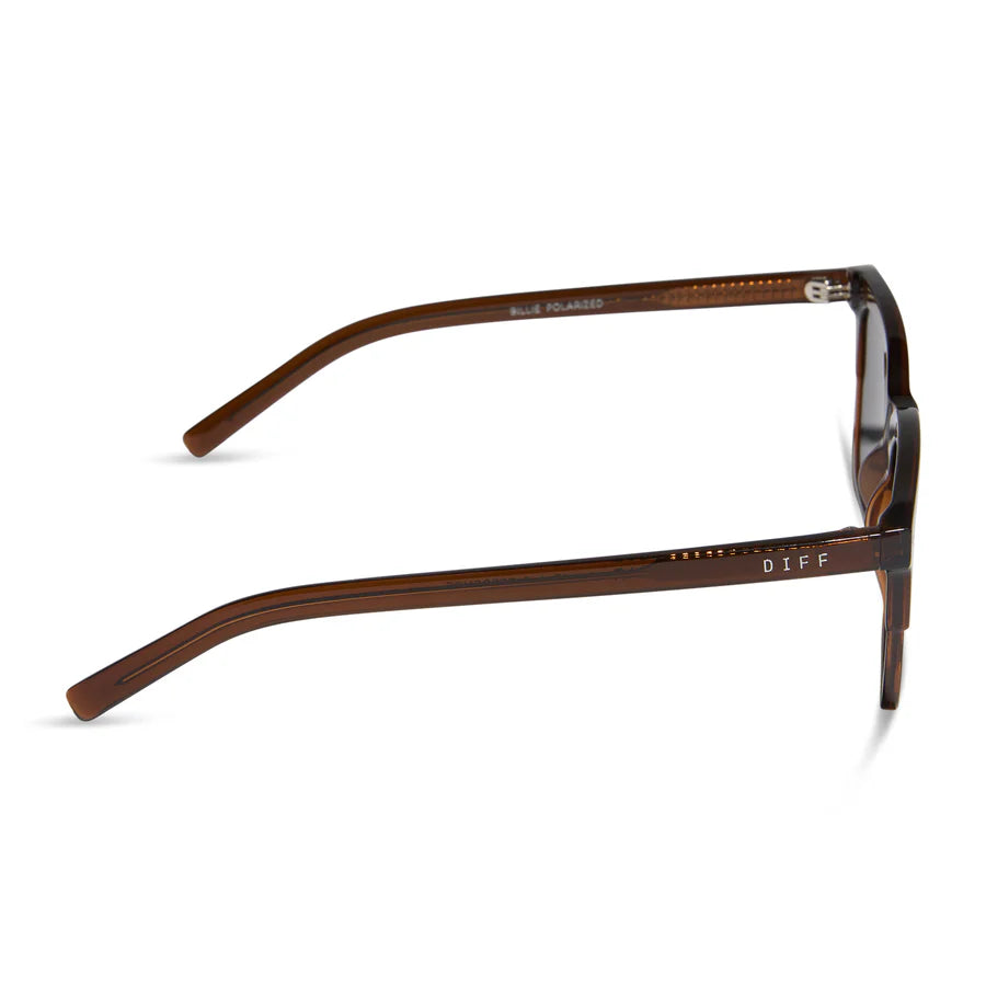 DIFF Eyewear Men’s Polarized Billie Sunglasses - Whiskey grey