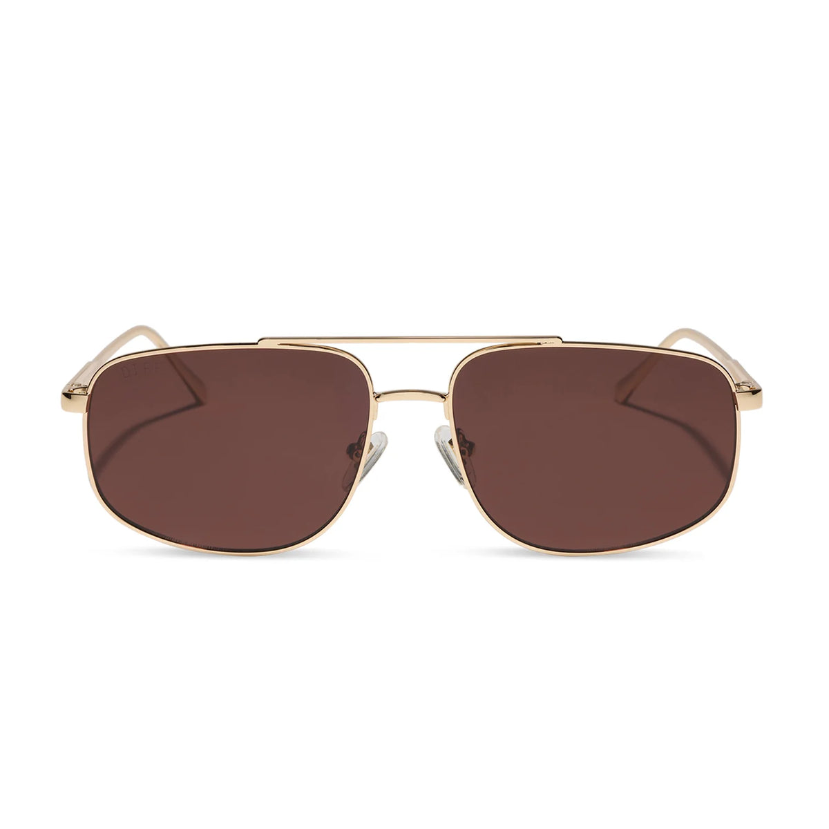 DIFF Eyewear Charley Polarized Sunglasses - Gold brown