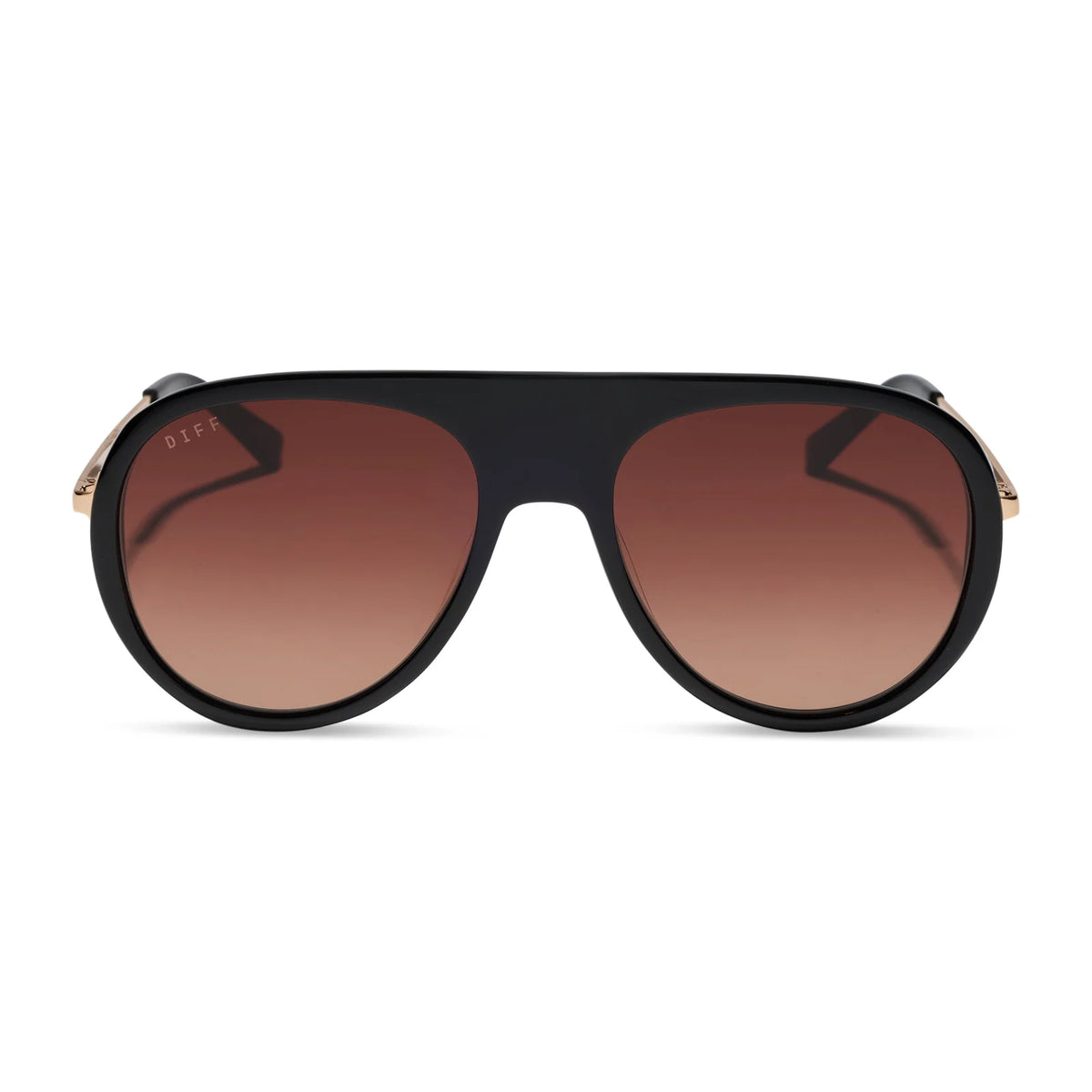 DIFF Eyewear Cleo Black brown Gradient