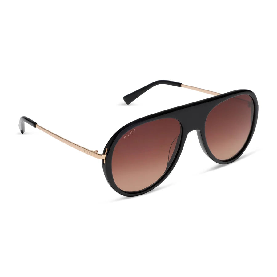 DIFF Eyewear Cleo Black brown Gradient