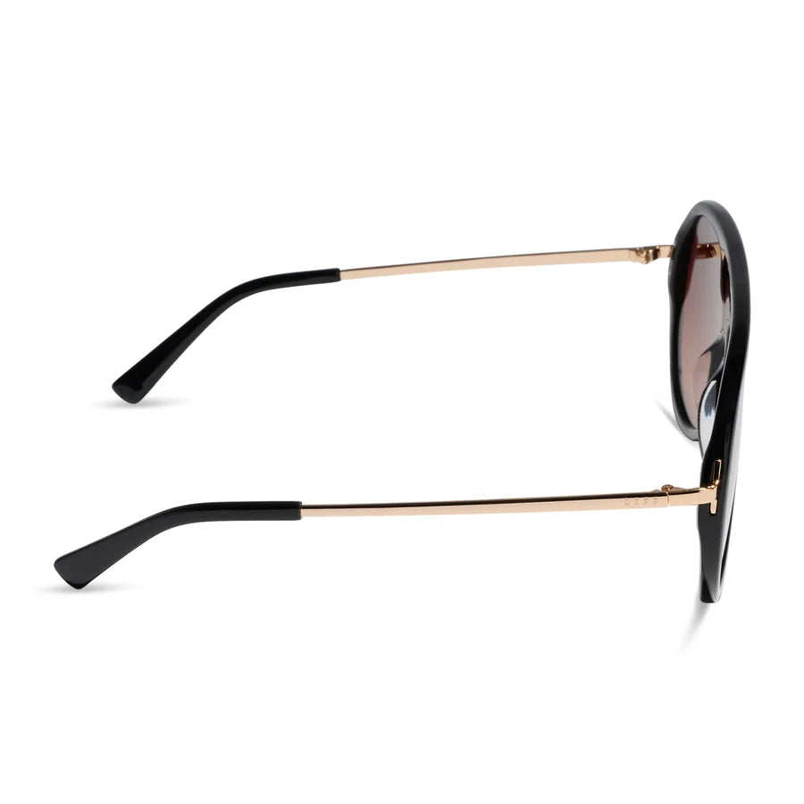 DIFF Eyewear Cleo Black brown Gradient